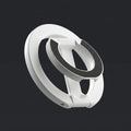 Klick Ring — Pearl White